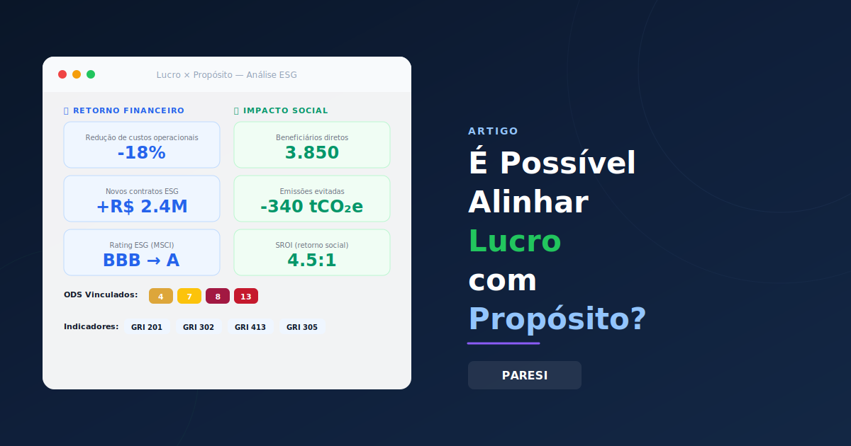 Lucro com Propósito