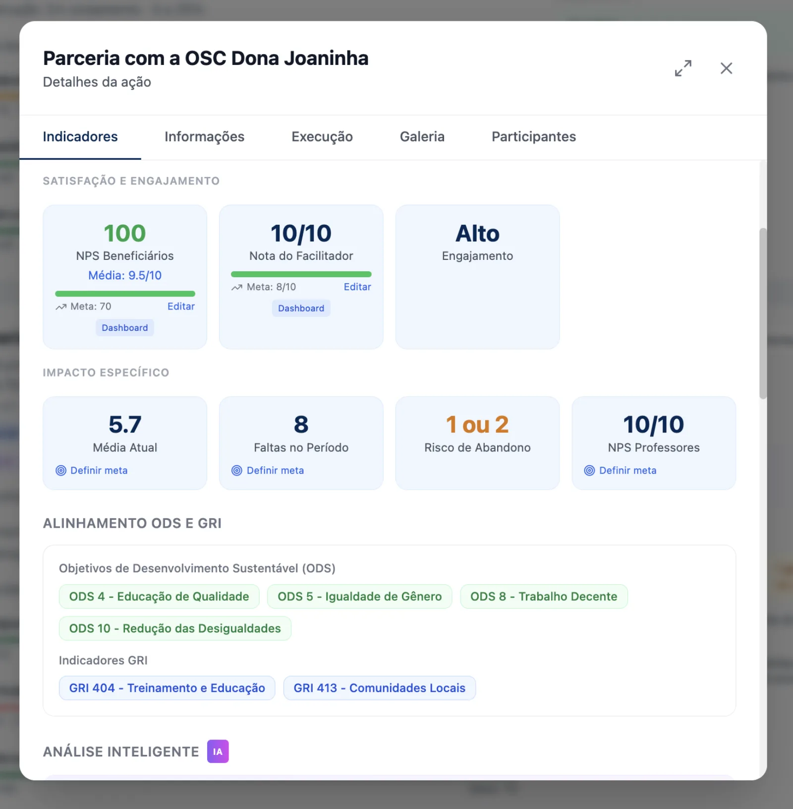Análises com inteligência artificial na Plataforma Paresi